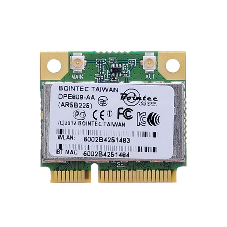 (802.11b/g/n WiFi with BT4.0 Combo mini PCI Express)