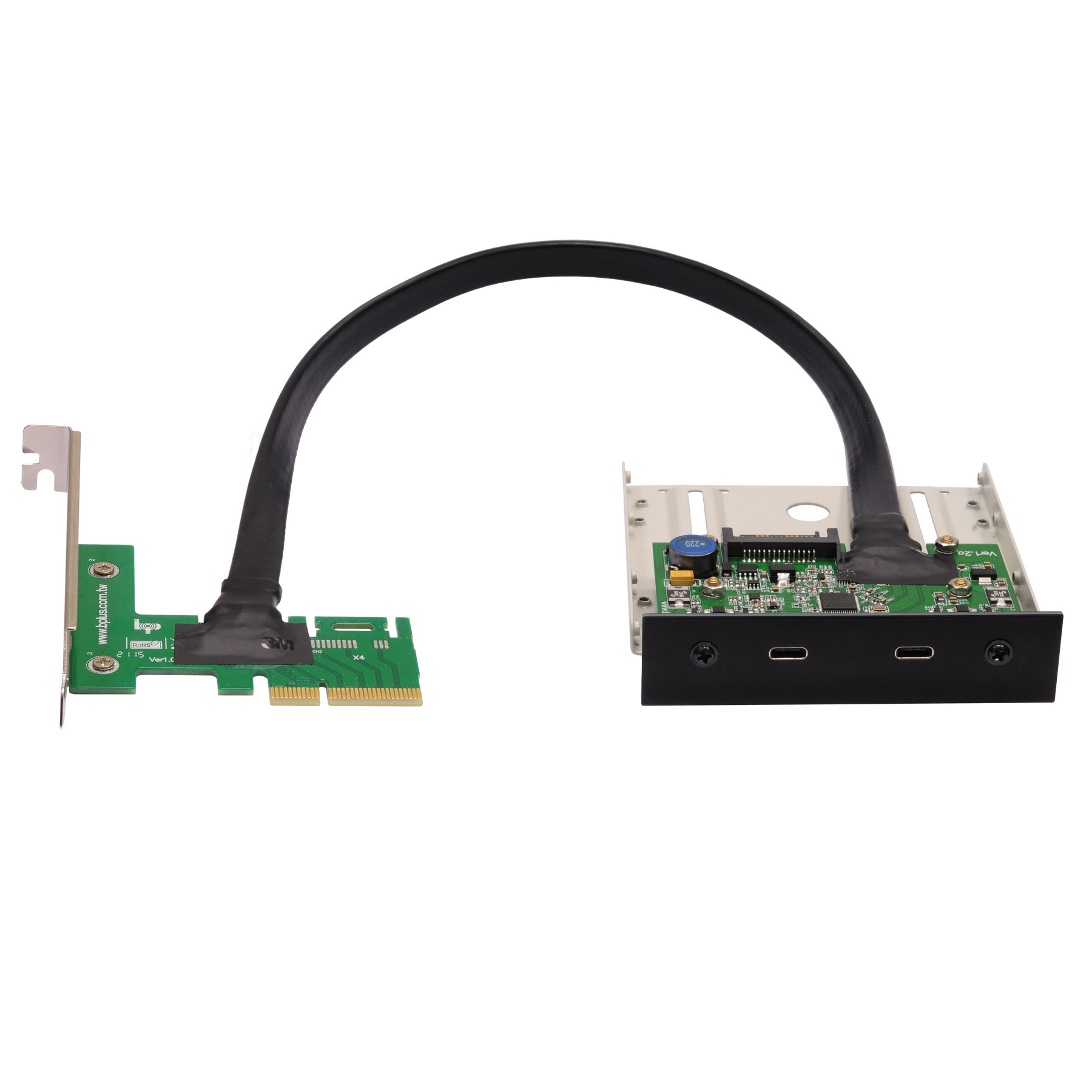 Andifany USB 3.1 Type C Pcie Expansion Card Pci-E to 1 Type C and 2 Type A 3.0 USB Pci Express Controller Hub for Desktop Pc