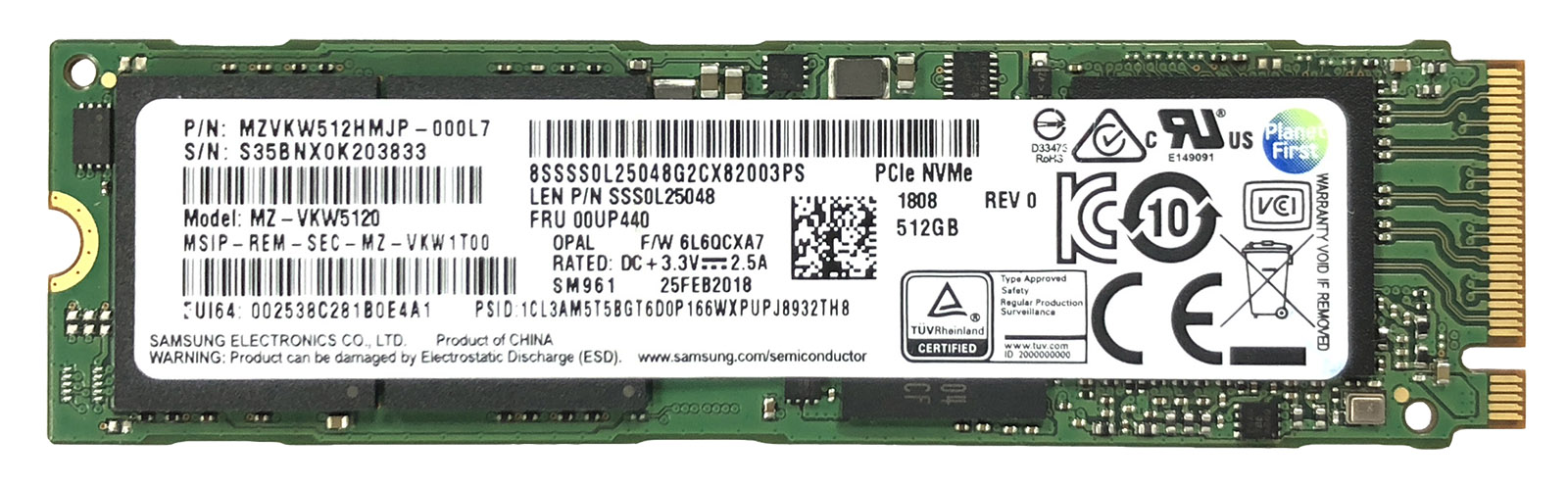 Price cut block Margaret Mitchell Samsung SM961 Series (M.2 PCIe Gen3 SSD)